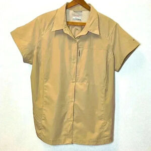 Columbia Omni Shade Sun Protection Button Short  Sleeve Women's 1X Shirt Hike